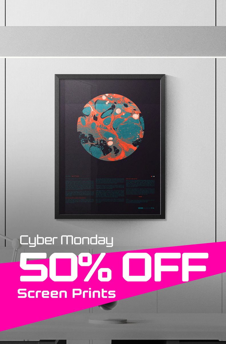 50% OFF all Hand-Made Screen Prints!!! One day only.
2046printshop.com/collections/sc…