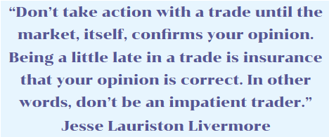 Options2Retire's tweet photo. I came across this quote by Jesse Livermore this morning (a legendary stock trader).

Although he was a day trader, I found it quite applicable to my options trading philosophy as well, e.g., I typically don't trade in anticipation of major data releases such as earnings, FED rates, macro economic data, etc.

Instead of guessing, I rather wait for the data releases and market reactions, then set up trades accordingly.

#Optionselling #OptionsTrading #options #trading #stockmarket