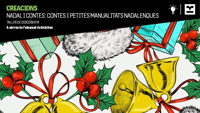 Biblioteques de Gràcia (@bbcngracia) on Twitter photo 🎄Aquest dimecres a la #bbcnVPenitents no et perdis el Taller de Nadal i música a càrrec de l'alumnat de <a href="/SolcNou/">Escola Solc Nou</a>
🧑🎄A partir de la narració d'un conte musicat, crearem diverses manualitats nadalenques
👦👧3 a 8 anys
🗓️29/11
⏰17.30 h
✍️Cal inscripció👉🔗tuit.cat/0jk37 🎄Aquest dimecres a la #bbcnVPenitents no et perdis el Taller de Nadal i música a càrrec de l'alumnat de <a href="/SolcNou/">Escola Solc Nou</a>
🧑🎄A partir de la narració d'un conte musicat, crearem diverses manualitats nadalenques
👦👧3 a 8 anys
🗓️29/11
⏰17.30 h
✍️Cal inscripció👉🔗tuit.cat/0jk37