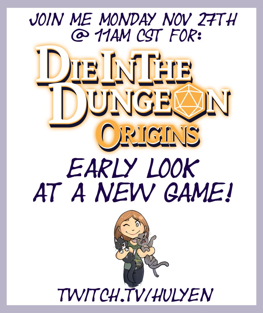 Die in the Dungeon Origins - free release 1st Dec! on X: Today marks the  1st anniversary of Die in the Dungeon! What started as a small game jam  prototype is now