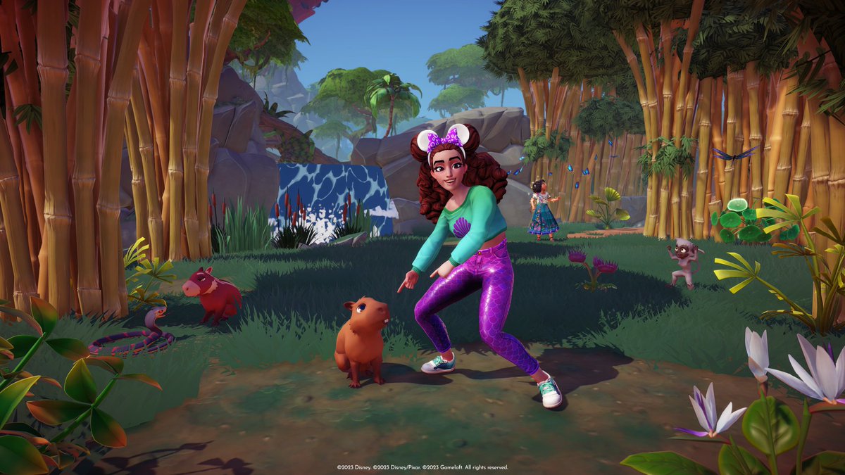 DisneyDLV's tweet photo. New expansion, new animal companions, new nicknames!

Do you already have a name for this lil capybara pal? https://t.co/zOoXU38ZoR
