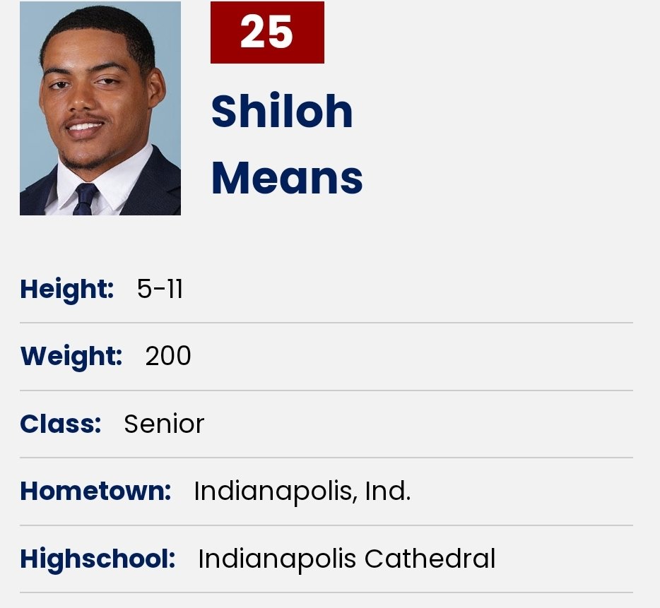 FarrellPortal (@farrellportal) on Twitter photo UPenn DB Shiloh Means entered the portal as a grad transfer; the All-Conference performer totaled 116 tackles, 4 INT and 22 PD during his time with the Quakers <a href="/ShilohMeans2020/">Shiloh Means</a> UPenn DB Shiloh Means entered the portal as a grad transfer; the All-Conference performer totaled 116 tackles, 4 INT and 22 PD during his time with the Quakers <a href="/ShilohMeans2020/">Shiloh Means</a>