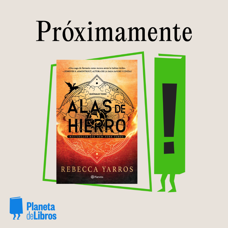 Planetadelibros.com on X: Si te has levantado con el pie izquierdo,  recuerda que en febrero tienes nueva dosis de la saga del momento. 🔥👏 De  nada. 😉 Reserva aquí Alas de hierro (