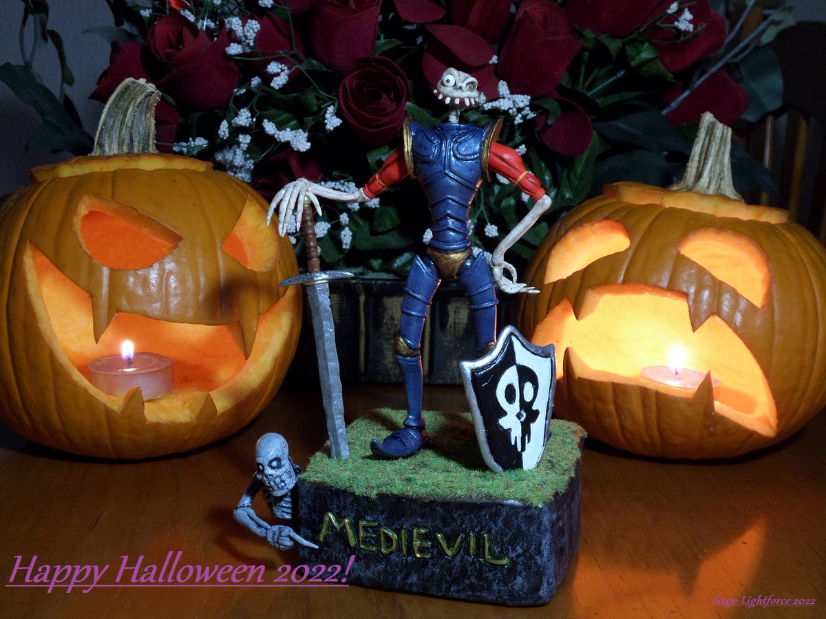 SiegeLightforce's tweet image. I love this from Halloween of 2022.

Sir Daniel Fortesque (Remake) from Medievil, 2022

#arte #art #fanart #videojuegos #videogames #Medievil #Sony #handmade #sculpture #Sculpey #SirDanielFortesque #Halloween #calabaza #pumpkin