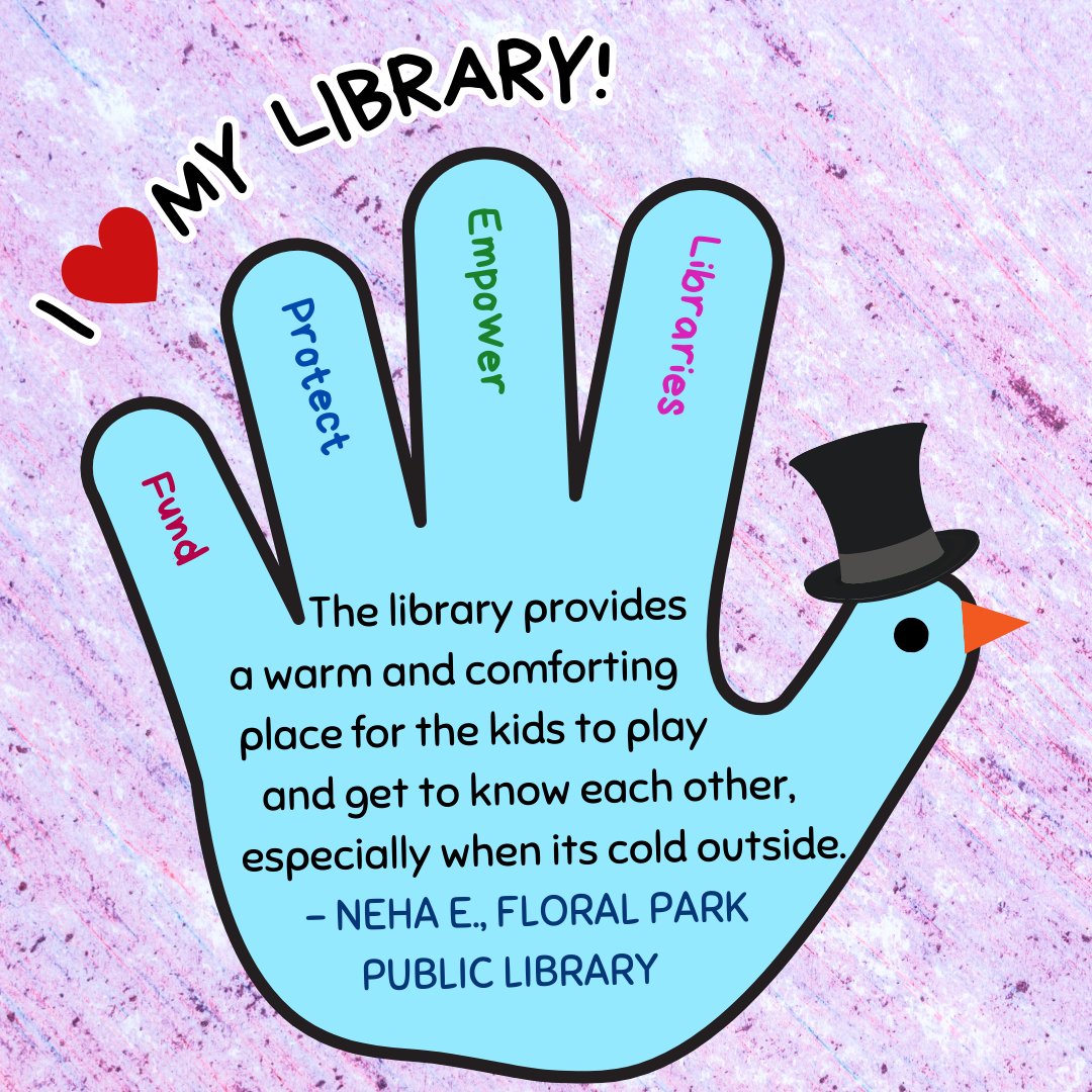 NassauLibSystem's tweet photo. Public Libraries are safe havens for our kids.
@GovKathyHochul @FPLibrary17
#FundLibraries #NassauLibraries #LoveLibraries #LibraryAdvocate #LibraryThanks https://t.co/7NUrKOb387