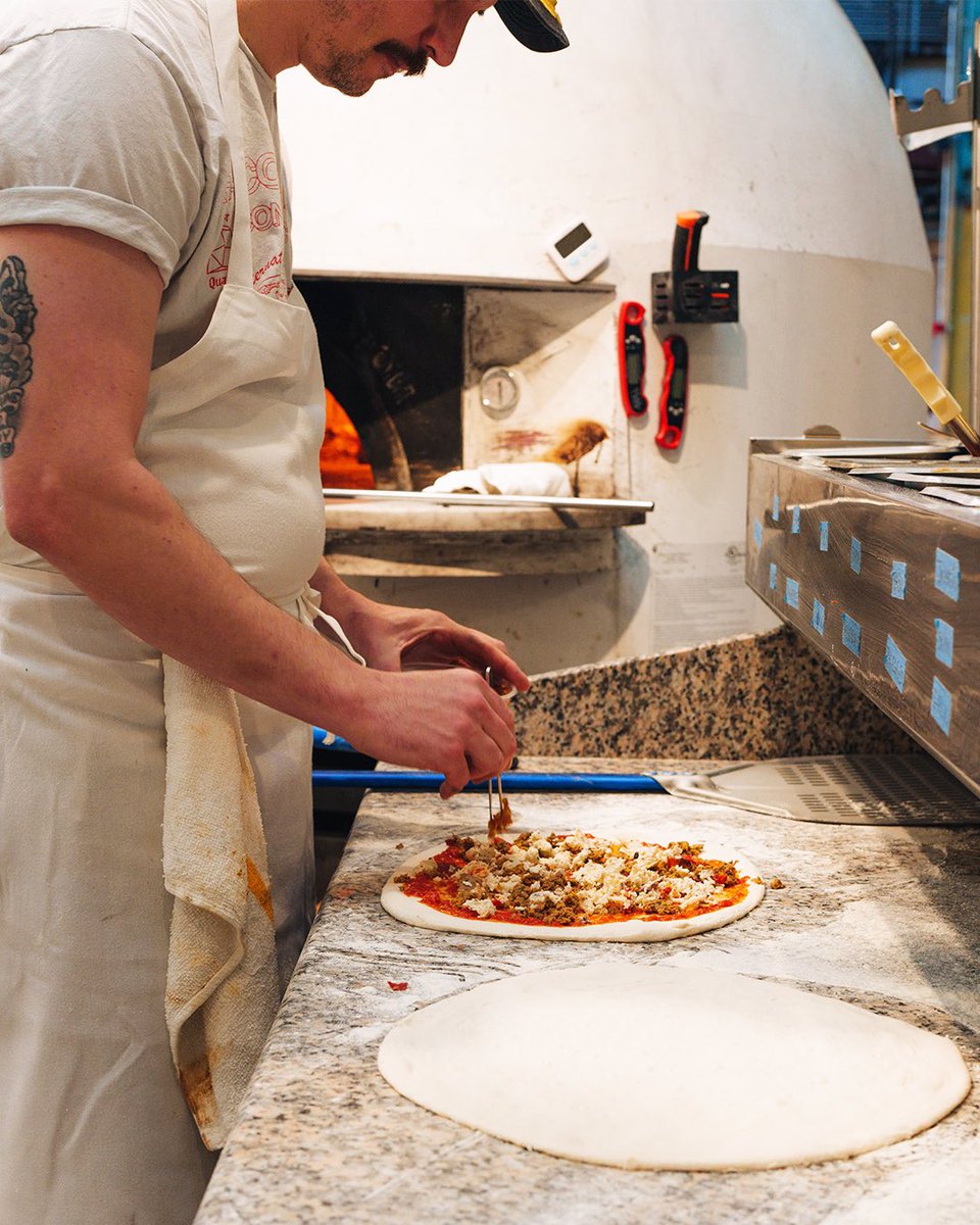 Exec Chef Joe Luckey making your week exceptional 🍕 Mondays are for fresh starts and even fresher pizzas 🌟 Order by the whole or the half!