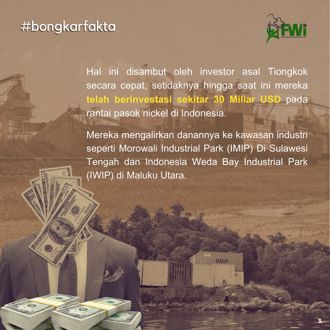 fwindonesia's tweet photo. Hallo Sobat Hutan.
Membuat langit hijau di Eropa, mengorbankan hutan di Indonesia.
#Bongkarfakta
#TransparansiSDA
#deforestasiNIKEL
#savesagea https://t.co/J4z4LBSnw3