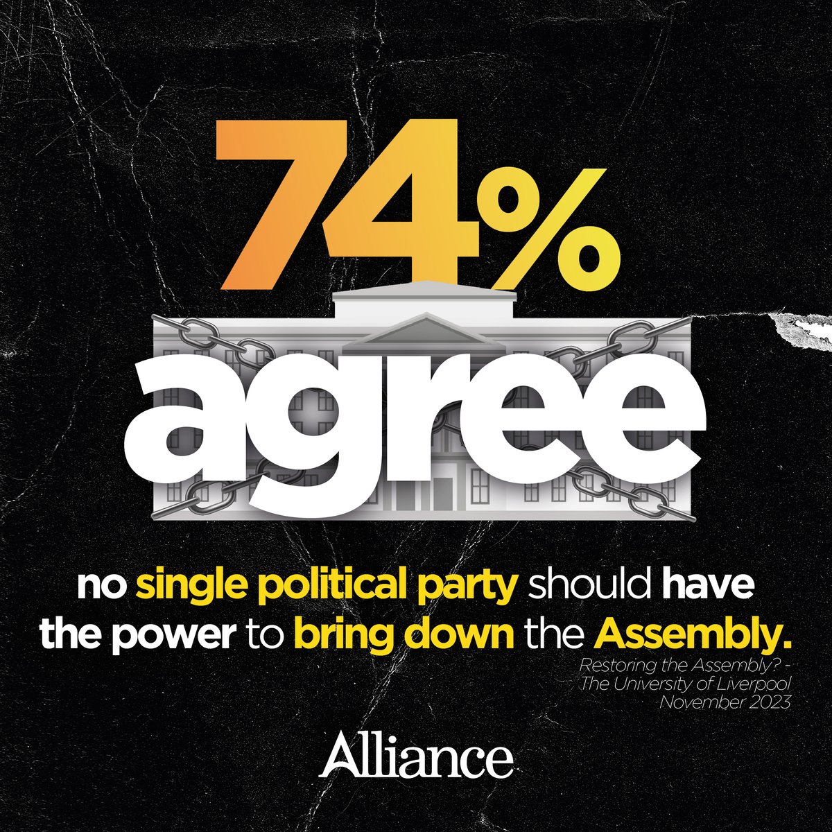 The DUP might not be in a hurry to restore Stomont, but the majority of people in Northern Ireland are.

It's time to let those who want to get on with the job of governing do so.

Devolution can't wait another day.
