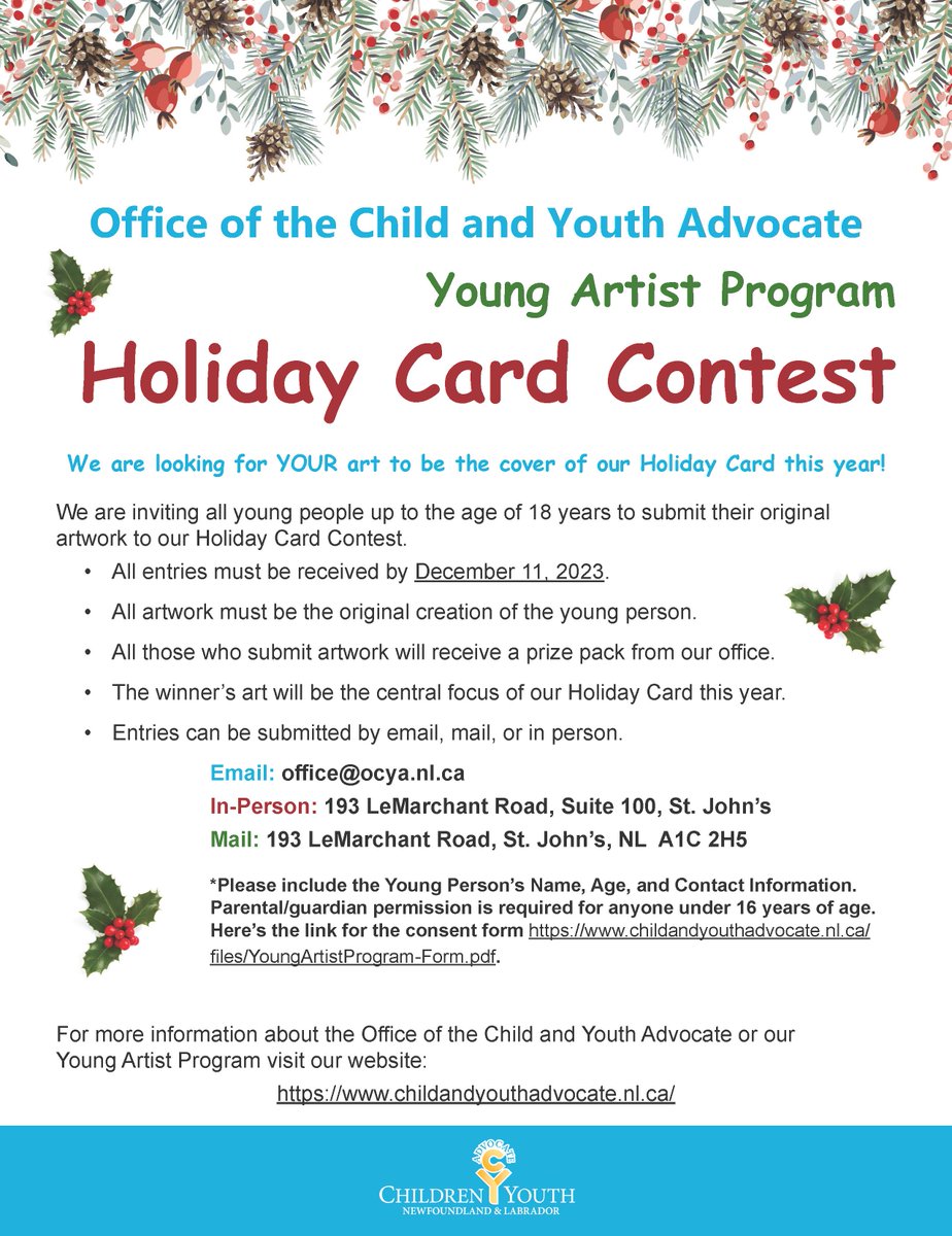 Calling all Young Artists! We can't wait to see your Holiday Creations!
<a href="/NLESDCA/">NLESD</a> 
@csfp_tnl