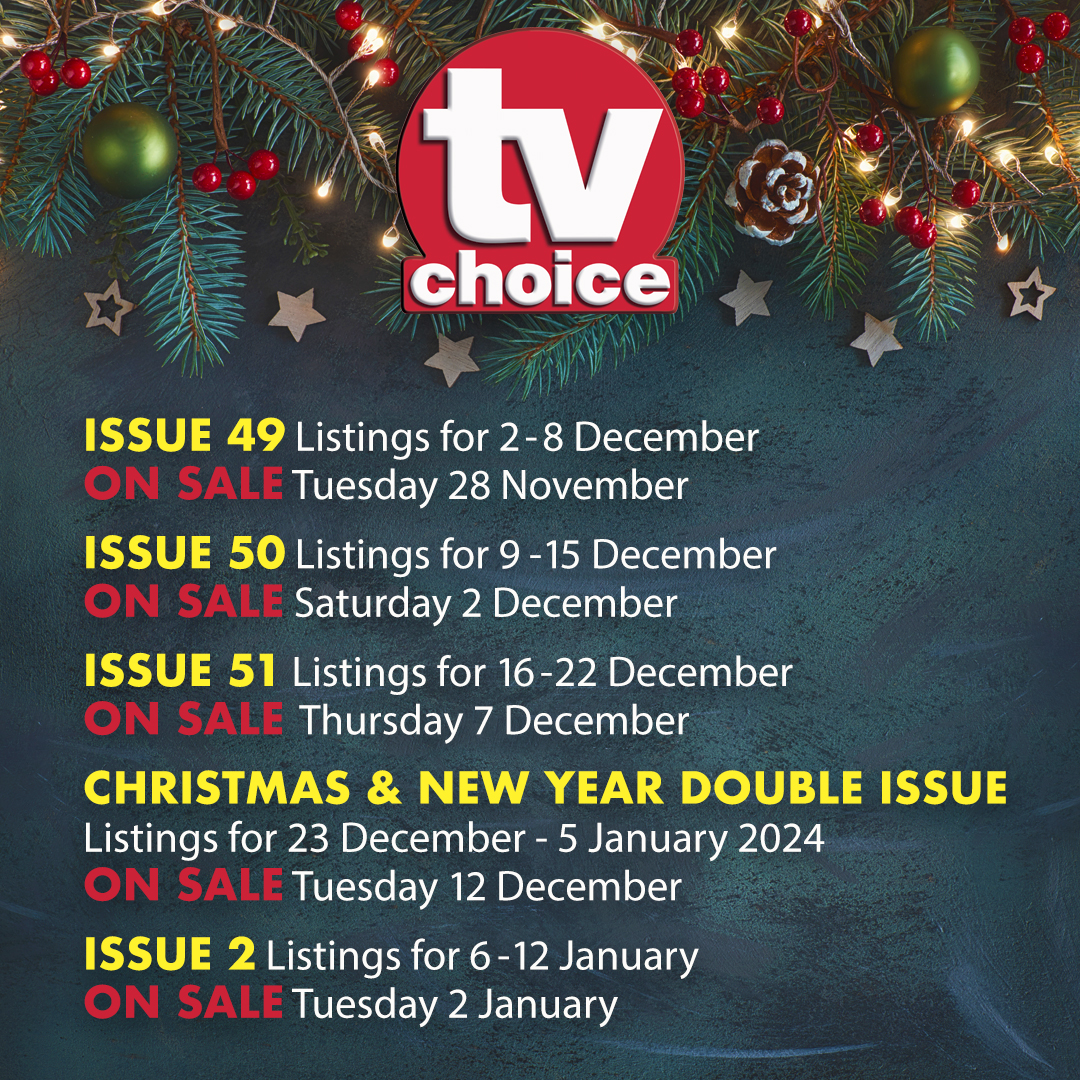 Don't miss an issue with our festive on-sale dates!