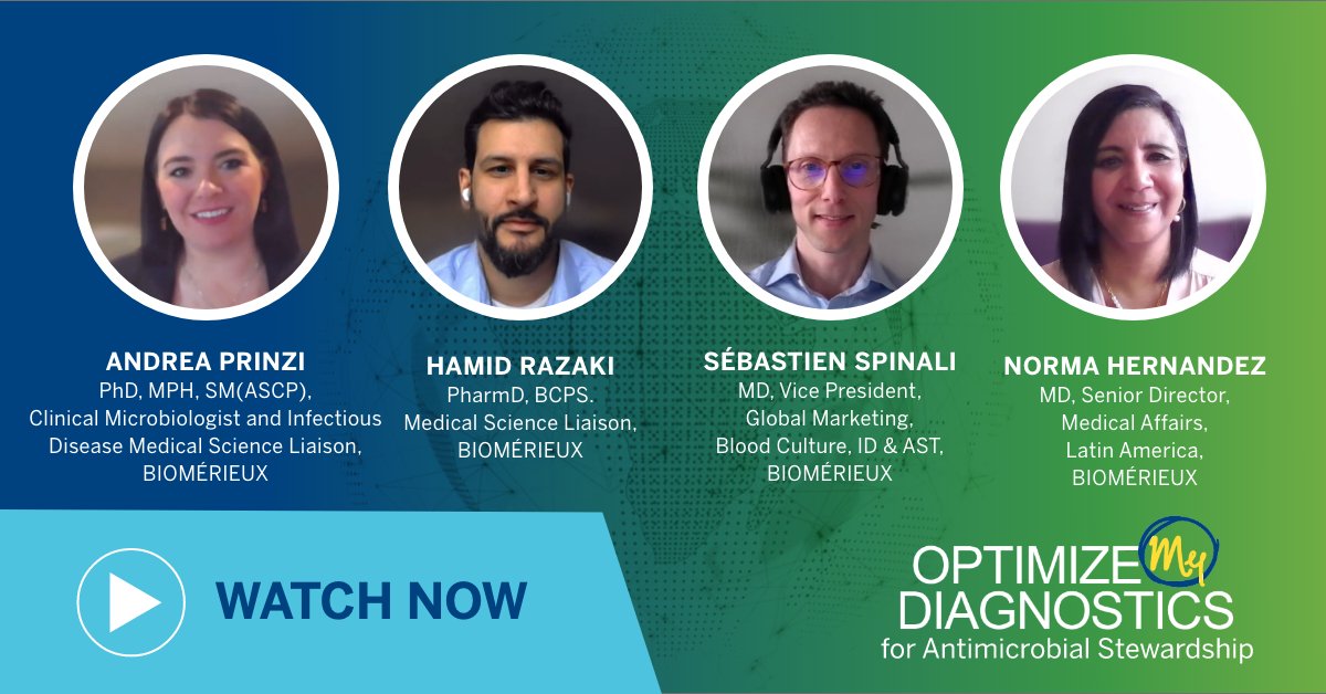 biomerieux's tweet photo. bioMérieux is committed to global health and fighting #AntimicrobialResistance.

🗣️ Hear from our medical experts about how diagnostic solutions can improve care and #AntimicrobialStewardship throughout the patient journey. 

👉 Watch here: https://t.co/i9af6L7kwO https://t.co/Bcp2cBDx8S