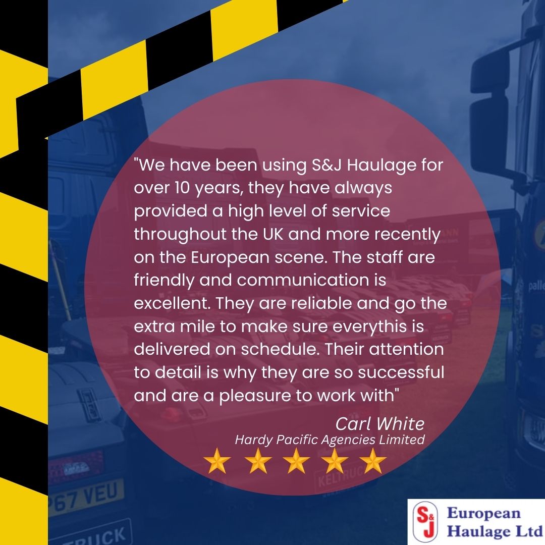 We love what we do and we're passionate about what we do and are grateful that our reviews reflect that! 

Lets see what we can do for your business: bit.ly/3Z77i7z

#SJHaulage #Testimonials #Reviews #CustomerReviews #CustomerSatisfaction