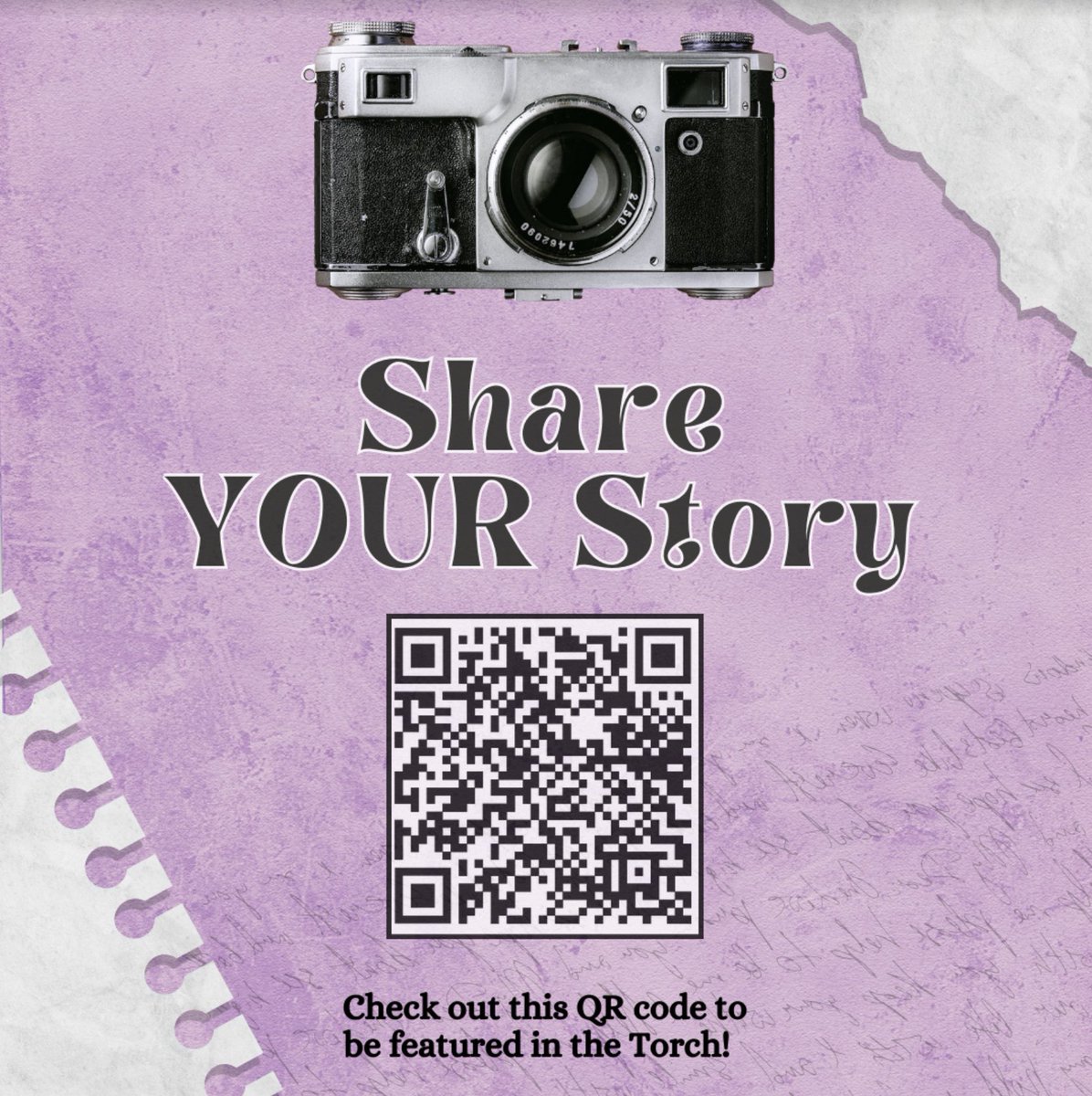 tsjcl's tweet photo. Use the QR code or our LinkTree for more info on how to be featured in the Winter Torch! ❄️
#tsjcl #wintertorch #studentspotlight #jcl https://t.co/wjWCEOerlu