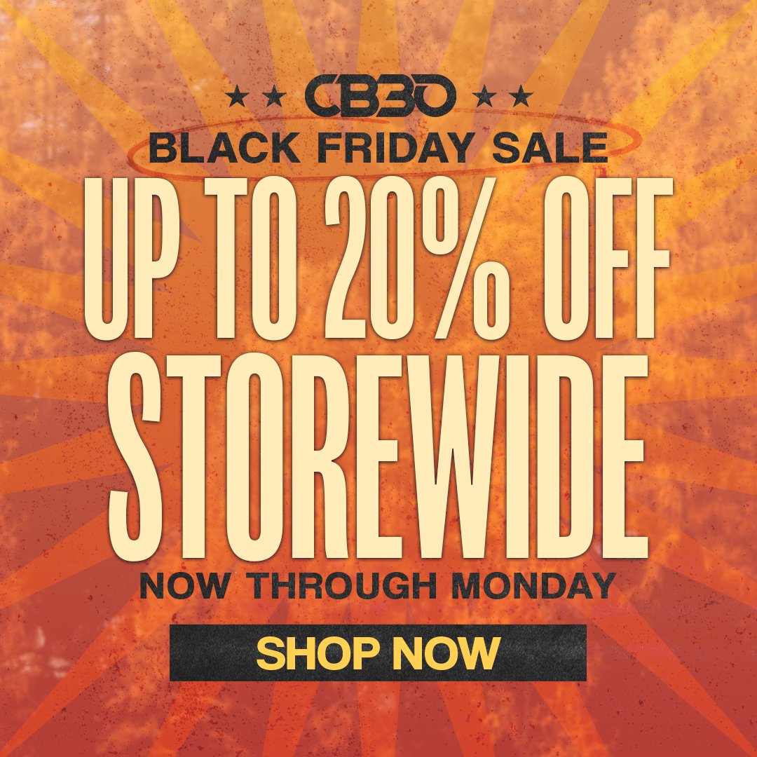 Last chance! Tag us if you get some gear! #CyberMonday store.cb30music.com
