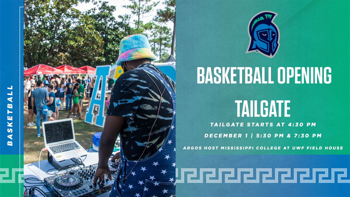 Come to the UWF Field House this weekend for an opening tailgate on Friday night &amp; then a Family 4 Pack Day on Faith &amp; Family Day on Sunday‼️

#GoArgos