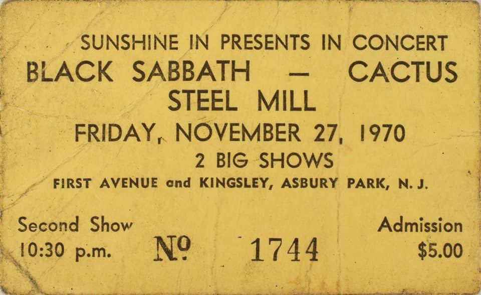 BlackSabbath's tweet photo. November 27, 1970
Sunshine In, Asbury Park, NJ https://t.co/dfq5PbLRg8