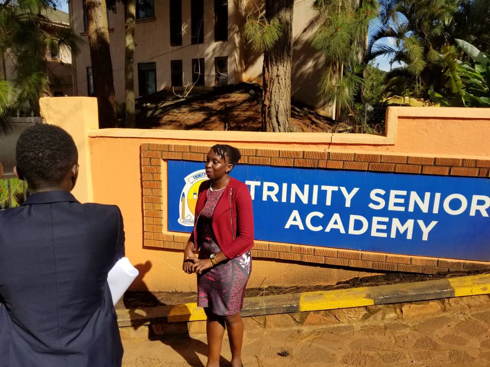 rotaractkololo's tweet photo. During the Interact week, the Warriors visited Trinity Senior Academy and planted a good number of trees.
@Kiwumulorachel6 our club President shared her sentiments on the conservation of the environment.
#CreateHopeInTheWorld
#TheWarriors
#InteractWeek https://t.co/J84sBAZzly