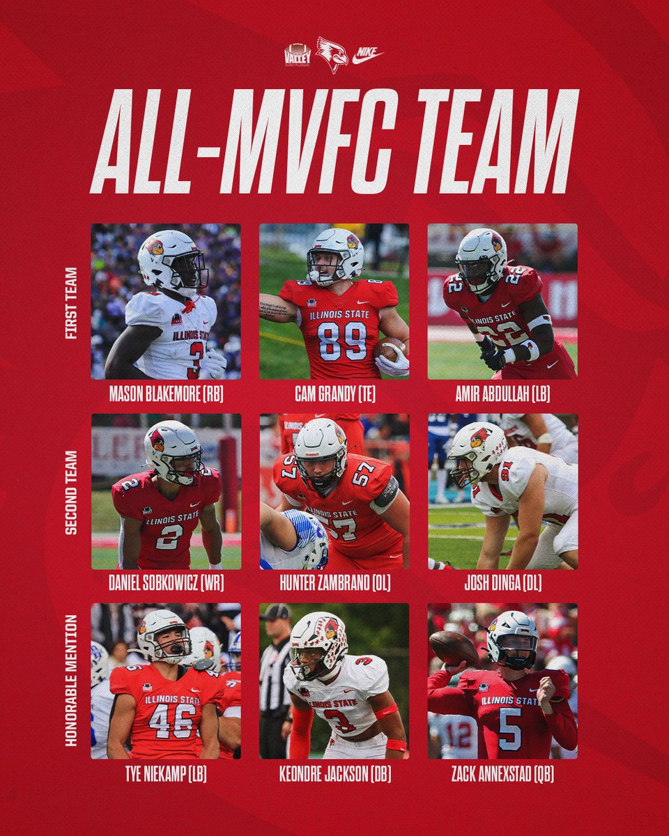 Nine 'Birds on the All-MVFC Teams 🙌