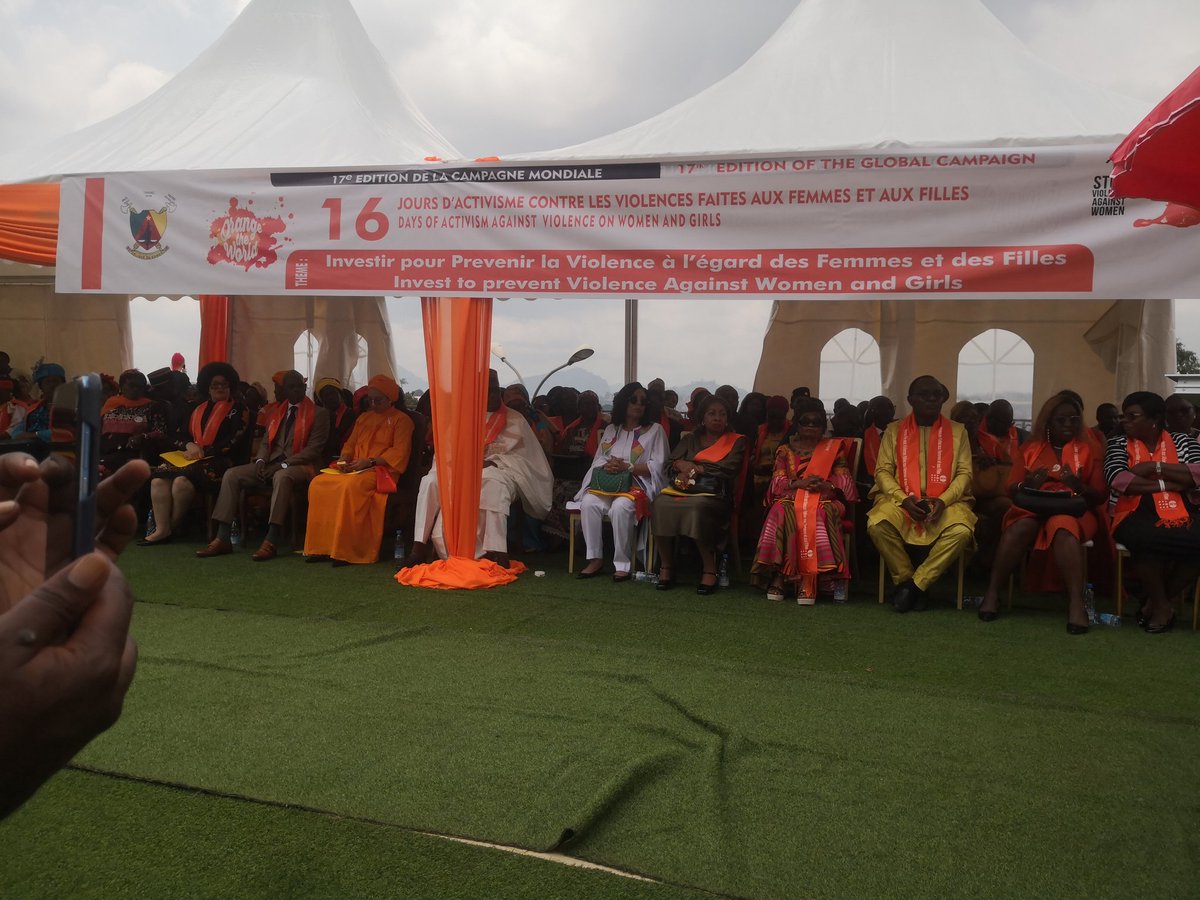 DataGender237's tweet image. Lancement ce jour à l'hotel de ville de Yaoundé de la 17e édition de la campagne des #16joursdactivisme pour l'Elimination des violences à l'égard des femmes et des filles. @minproffcmr @unwomenafrica @UNFPACameroon @RakyChaupin