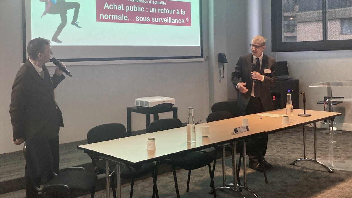 achatpublic_com's tweet photo. 🎙️ #FSMP23 : Point d’actualité - Ordonnateurs et comptables, quels impacts de la réforme sur les #AcheteursPublics. Intervenant : Bernard Lejeune, Président de la Chambre régionale des comptes Auvergne-Rhône-Alpes. #CommandePublique #AchatsPublics https://t.co/4UHayoQVlr