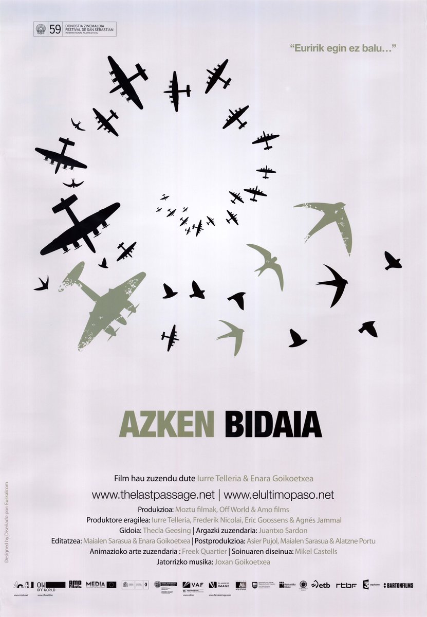 ⚡️ Aste honetan EUSKAL EMAKUME ZINEMAGILEAK III zikloan:

📽️ AZKEN BIDAIA (Enara Goikoetxea, <a href="/iurretelleria/">Iurre Telleria</a> , 2011). 85' (eus-es-en-fr; sub. cast.).

🗓️ 11/30 <a href="/ArtiumMuseoa/">Artium Museoa</a> (19:00).
🗓️ 12/01 <a href="/tabakalera/">Tabakalera</a> (19:00).

👧 Zuzendariek Donostiako pasean aurkeztuko dute pelikula.

🧵 Hilo