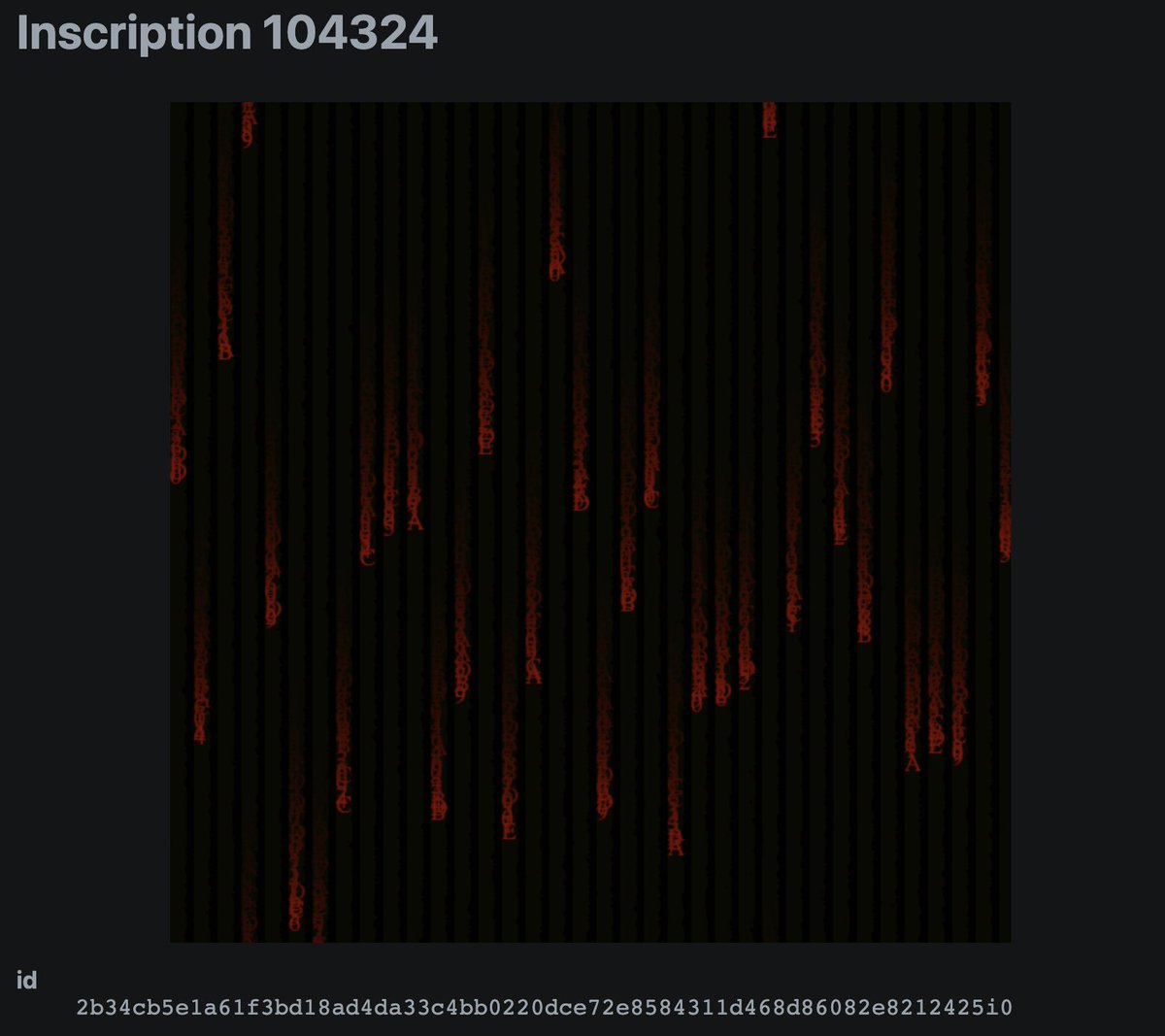 0xByts's tweet photo. Facts :  
Only one digital artifact from the Cyphers  collection have an inscription number >100k 
 
sub-100k ordinals collections = 🔥🔥🔥

Follow to keep updated about the collection and get the best chances to be among the early whitelisted https://t.co/ch2TsQPegF
