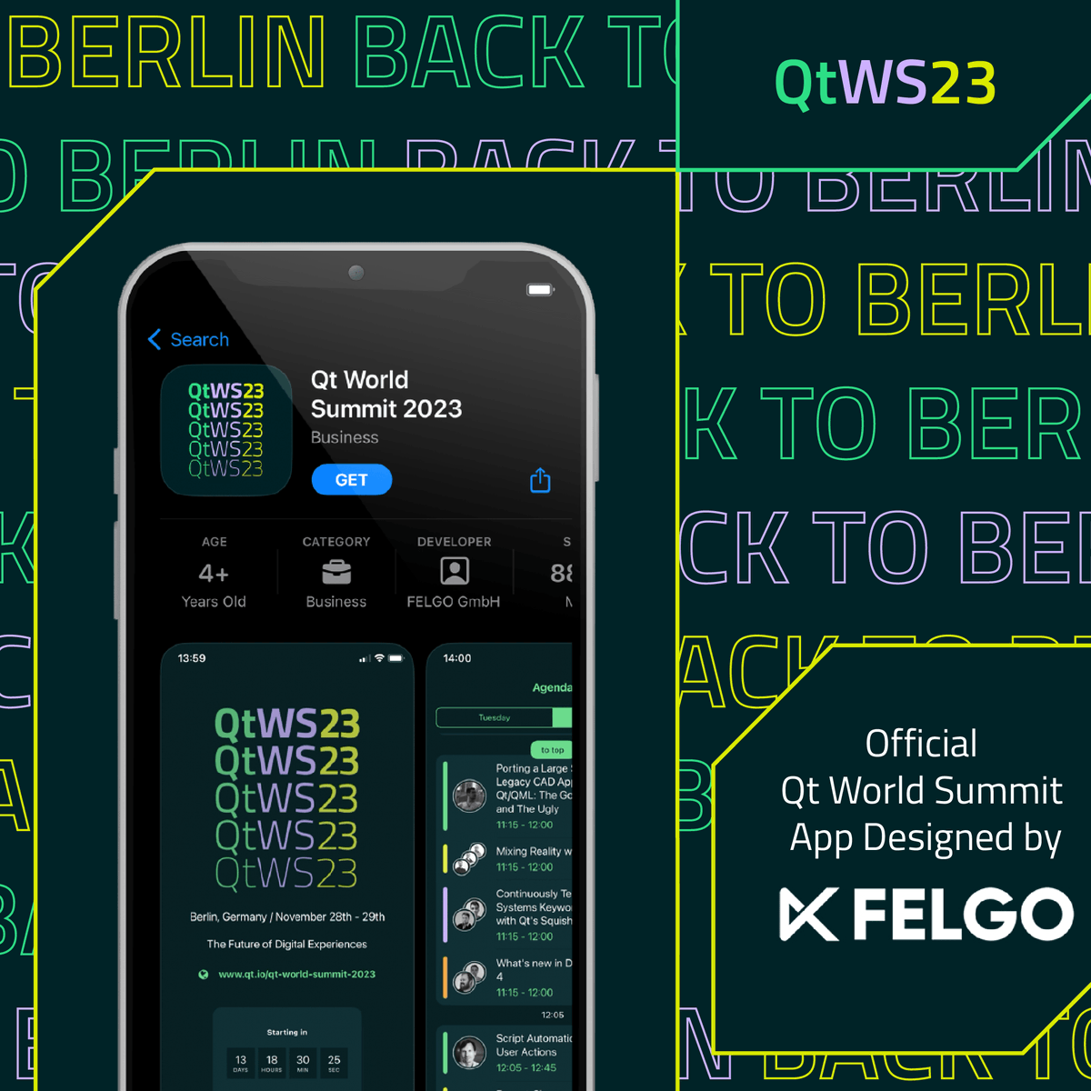 qtproject's tweet image. Are you ready? Qt World Summit 2023 kicks off TOMORROW live from Berlin! 🥳
Beyond the captivating keynote speeches and demos, we have an array of surprises in store for you. Check it out!
#QtWS23 #Berlin #event #developers #developercommunity