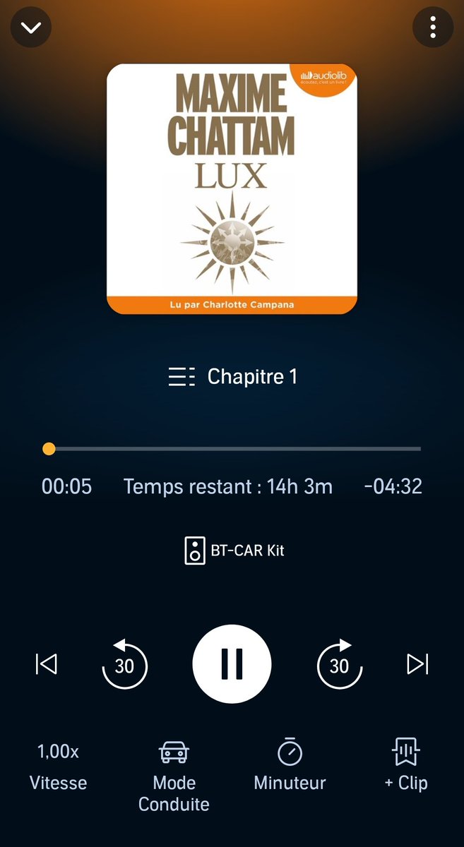 Let's go <a href="/ChattamMaxime/">Maxime Chattam</a>! On va être ensemble quelques temps 😁 (merci <a href="/Aini_Kazu/">Lulu 🐍🐝</a> et <a href="/v_claraa/">Clara</a>)