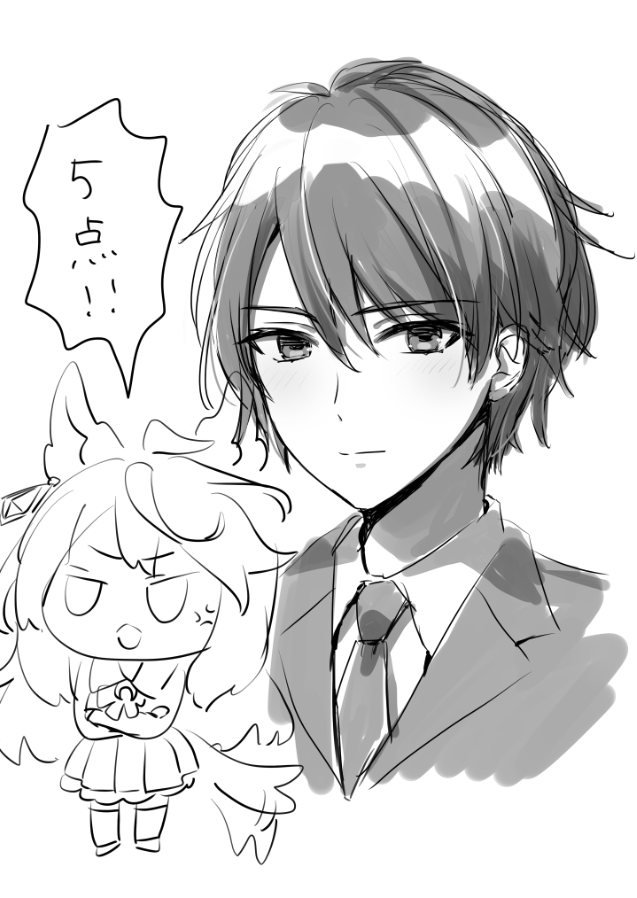 5点って言わせちゃったけどわたしにイケメンは描けないわごめん会長 