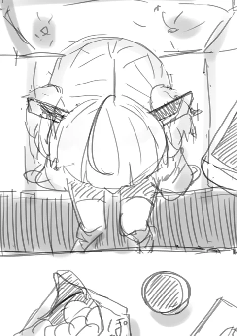 これは特に意味もなく描いてみたくなったきりたんの落書き 