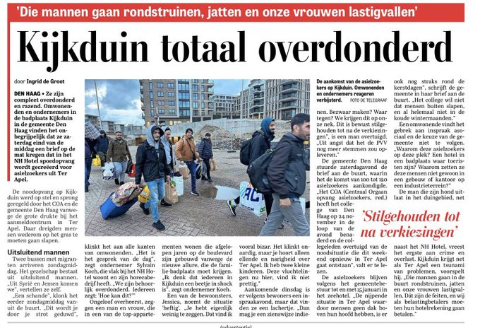 VBraeckenssieck's tweet photo. Is het niet ongelofelijk beschamend, om zo met je goed opgeleide personeel om te gaan? Er zijn nu al problemen met deze migranten ontstaan.  Waarom grijpen vakbonden voor horecapersoneel niet in? #NHhotels @NHHotels @MissetHoreca  #FNVHoreca #BVHP #Kijkduin https://t.co/H5mo8oUNHs