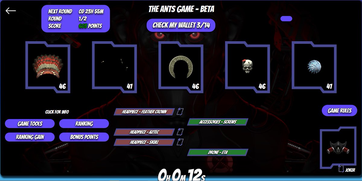 #MultiversX #MultiversXNFTs

Today at 7pm UTC the @ElrondAntsclub Synth Legion game will be set live!

It's a great trait collection-based game where you earn points for holding various traits from our Synth Legion collection.

A new random trait series is generated every 1