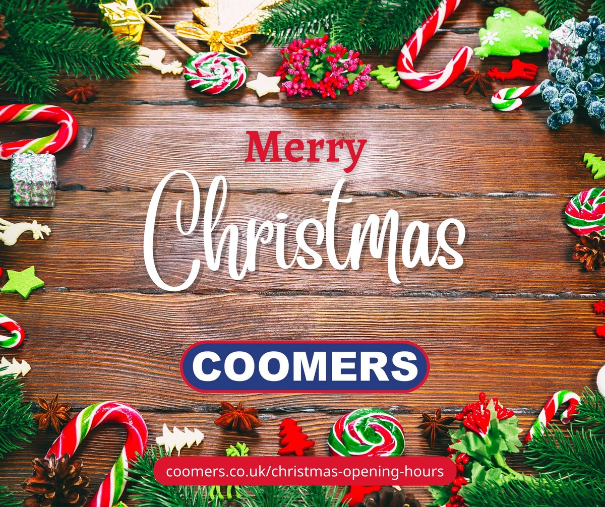 Coomersltd's tweet photo. Wishing our customers, staff, suppliers &amp; supporters a Merry Christmas! Peace, health &amp; happiness for the year ahead. 🎄🎅🥂🕯️🌟
#happychristmas #christmas #seasonsgreetings #buildingsupplies #alton #bordon #haslemere https://t.co/MSV5ddN2D9
