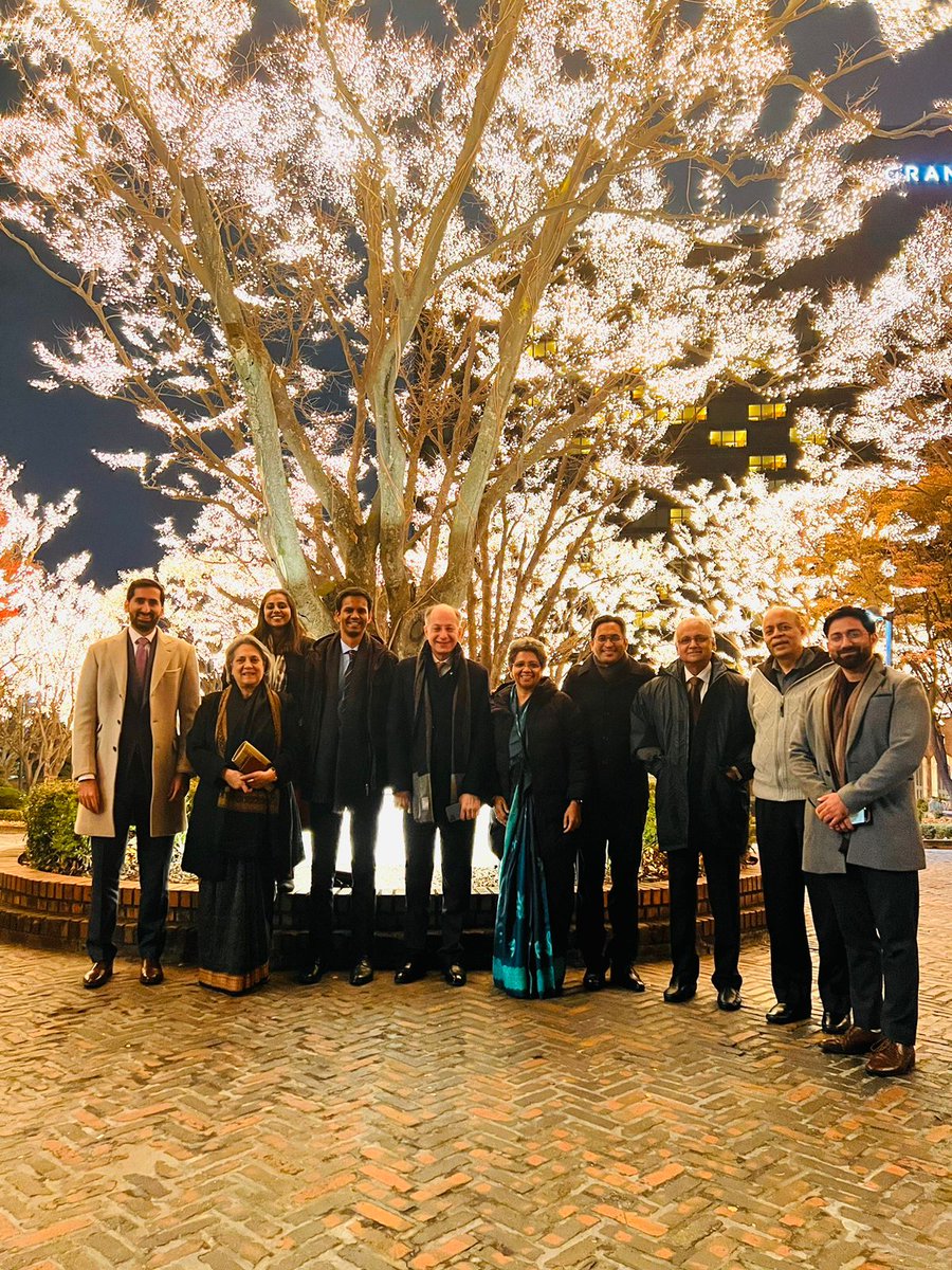 Amazingly beautiful illuminated grove- a decoration which lights up the spirits in the dead of night- as seen in Seoul, South Korea Am here for the 22nd India -South Korea Strategic Dialogue