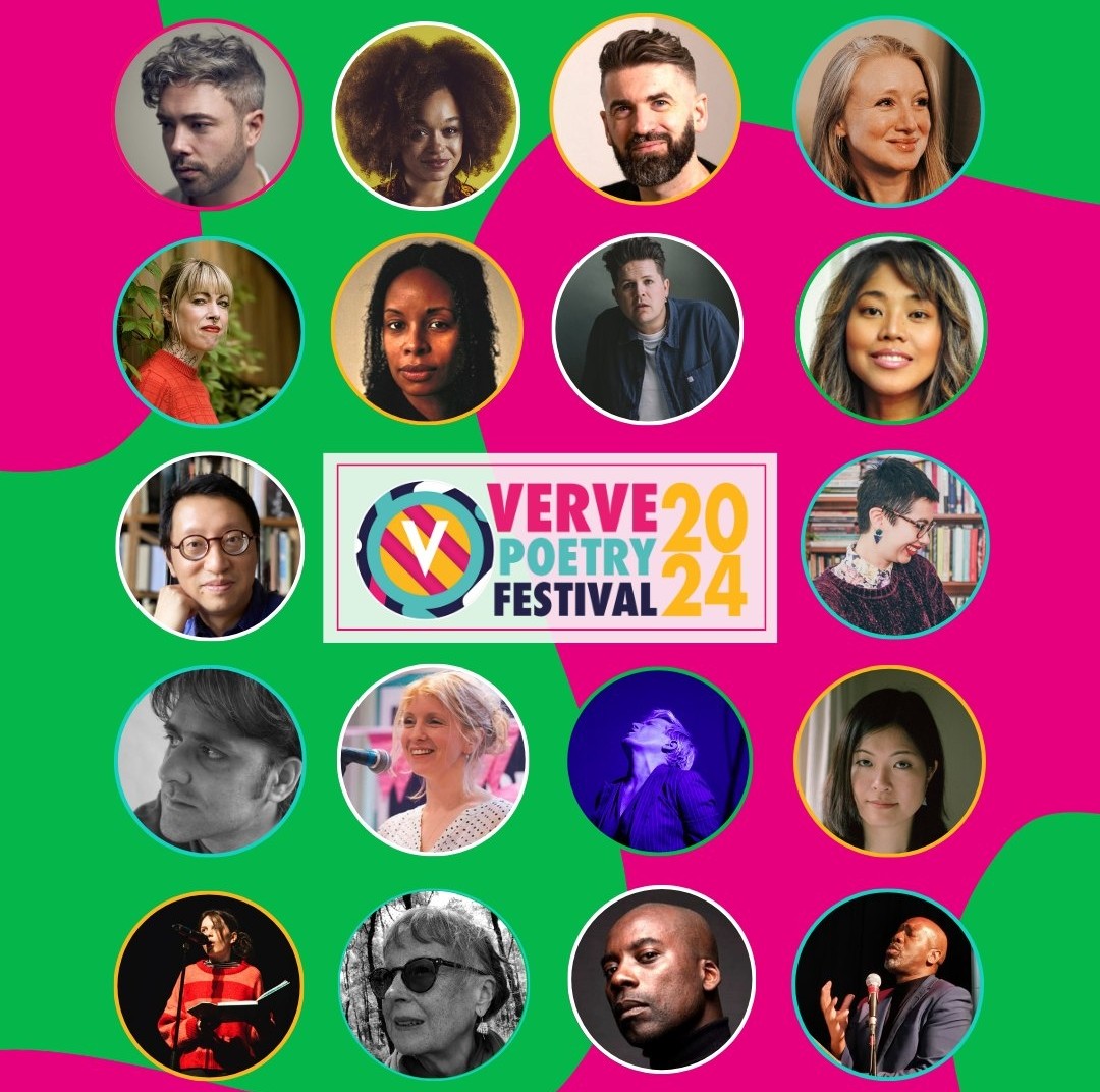 Aaaaand we're LIVE! OUR line-up is announced & tickets for #VERVE2024 @brumhippodrome and online are on sale. Go here for all the links you need vervepoetryfestival.com 💝 WE CAN'T WAIT