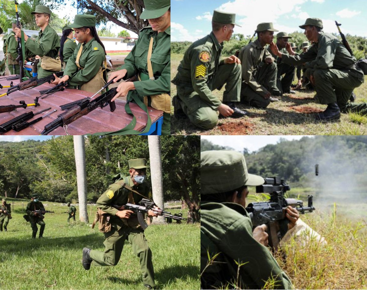 EjtoOccidental's tweet photo. Llegar a la mayoría de edad es siempre motivo de alegría y regocijo. Para los jóvenes cubanos significa, además, que ha llegado el momento de cumplir con el Servicio Militar Activo, como parte del deber sagrado que constituye la defensa de la Patria socialista.
#Cuba 🇨🇺 https://t.co/QnVLVshXi5