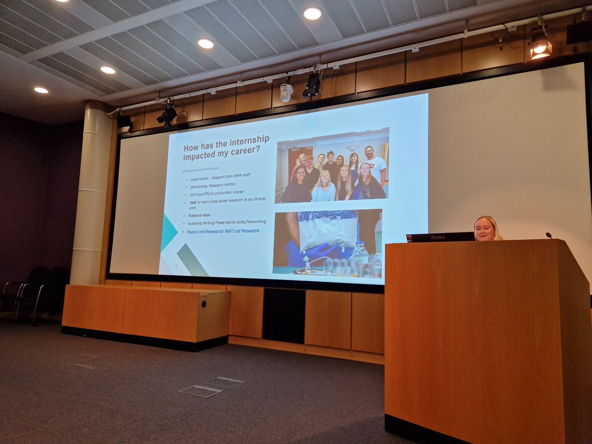 Excellent presentations from our clinical academics about their experiences of completing the Internship, Pre-Doc and Pre-Doc Bridging Scheme @DebGandertonSLT <a href="/maycock_sophie/">Sophie Maycock</a> <a href="/lucyscdavies/">Lucy SC Davies</a> 
#ChristieResearchConf <a href="/TheChristieNHS/">The Christie NHS</a> <a href="/TheresaPlaiter/">Theresa Plaiter</a>