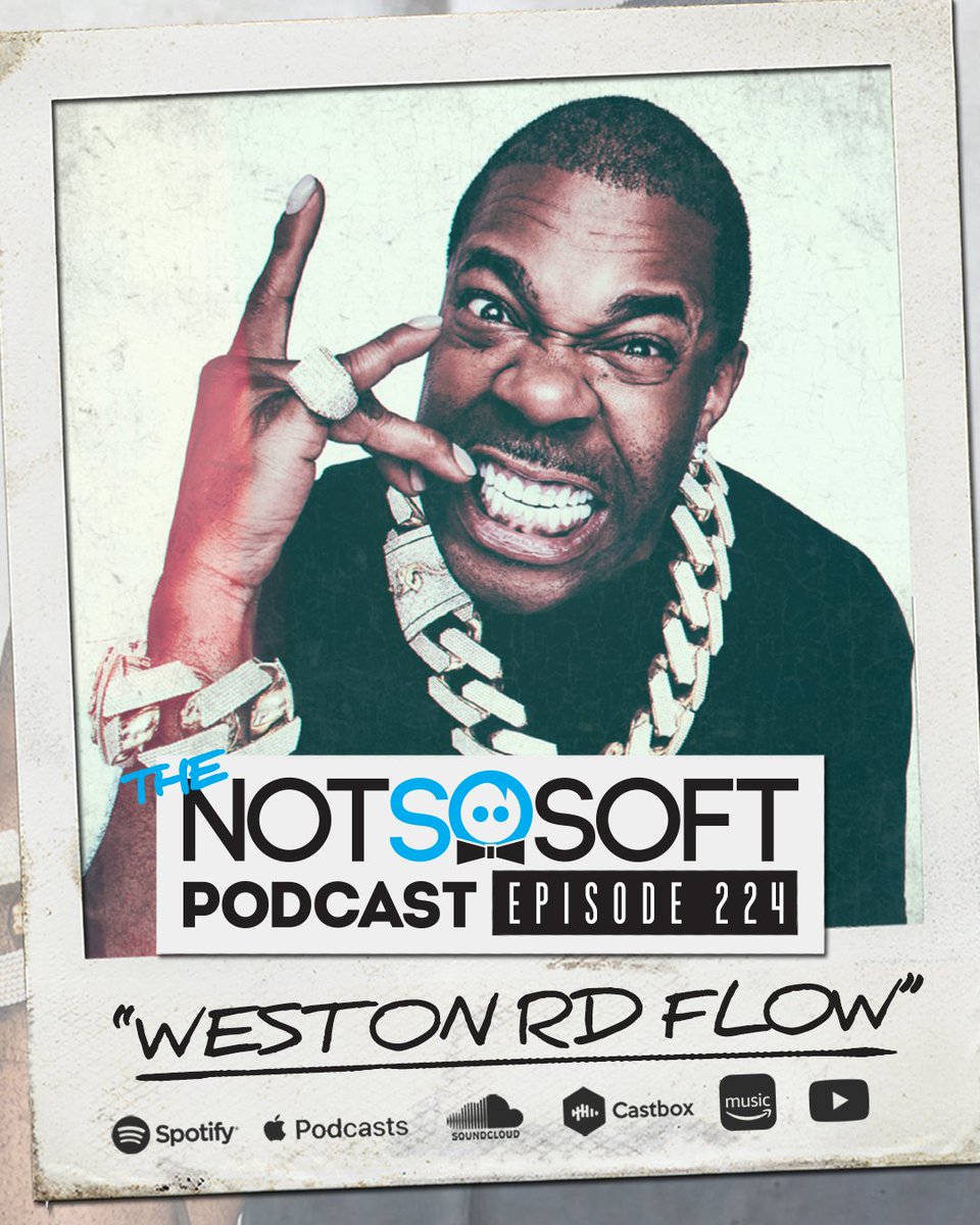 notsosoftpod's tweet photo. 🚨 EP 224 OUT NOW 🚨 
👇🏼
🎧 Spotify https://t.co/NroeHAFROG
🍎 Apple https://t.co/ZR11GhIO3G https://t.co/1dFZLqus3C