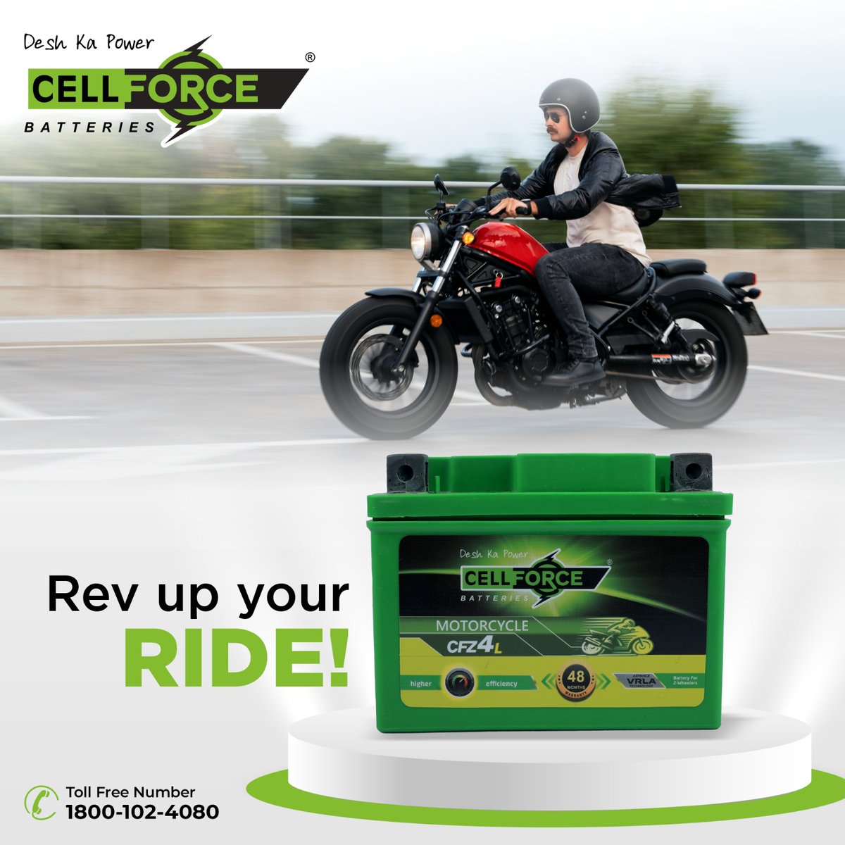 cellforce_p's tweet photo. Gear Up and Rev your Engine with Style!

Get high performance power in every drive with your bike. CellForce Power Bike Battery is designed to serve you high power in extreme temperatures conditions.

Get this battery installed today in your bike.

#cellforcepower #deshkapower https://t.co/lbocBZRpav