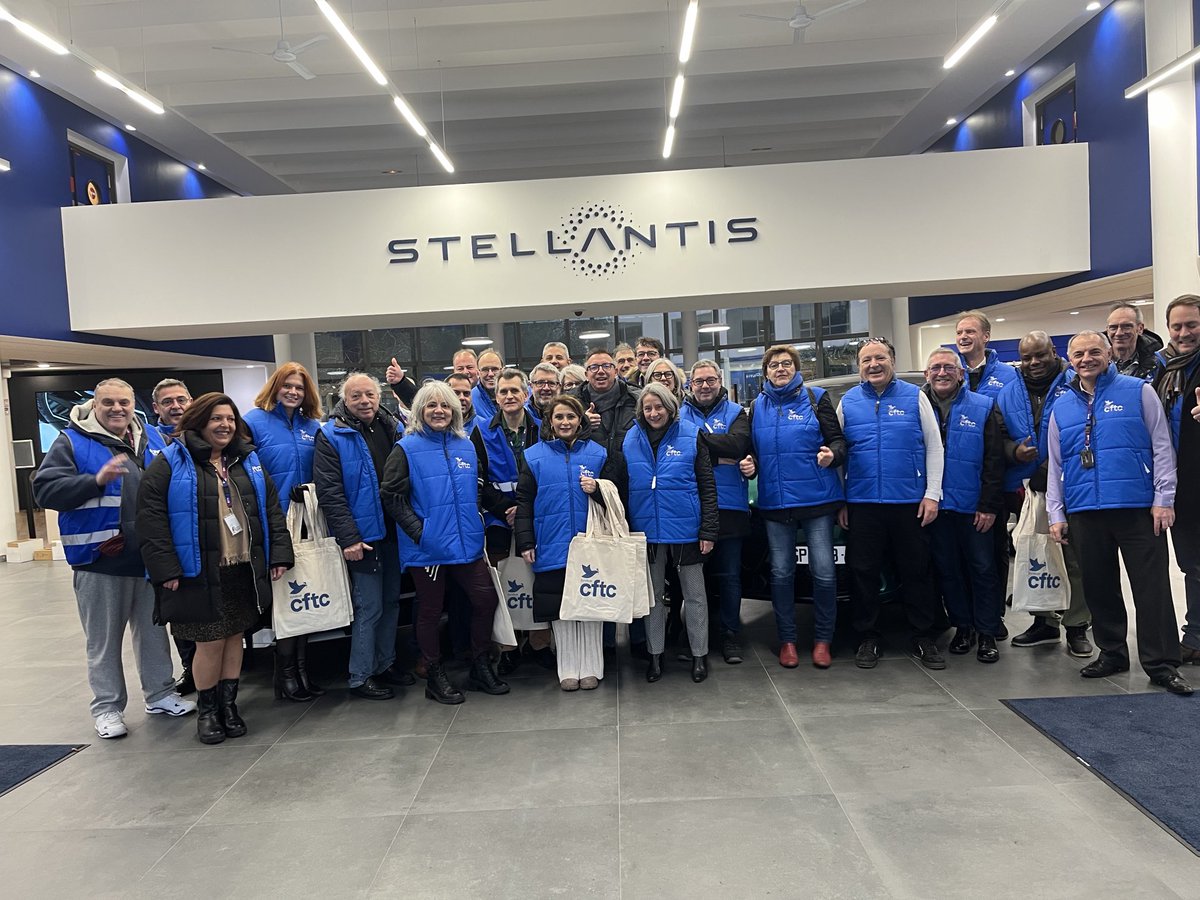 Présent aujourd’hui à #Poissy pour soutenir notre section #CFTC de #Stellantis 💪
Je suis certain que votre investissement auprès des salariés vont vous permettre d’obtenir d’excellents résultats aux élections #CSE 👍
Merci 🙏 pour votre accueil et fier de vous !💙
#Velizy aussi!