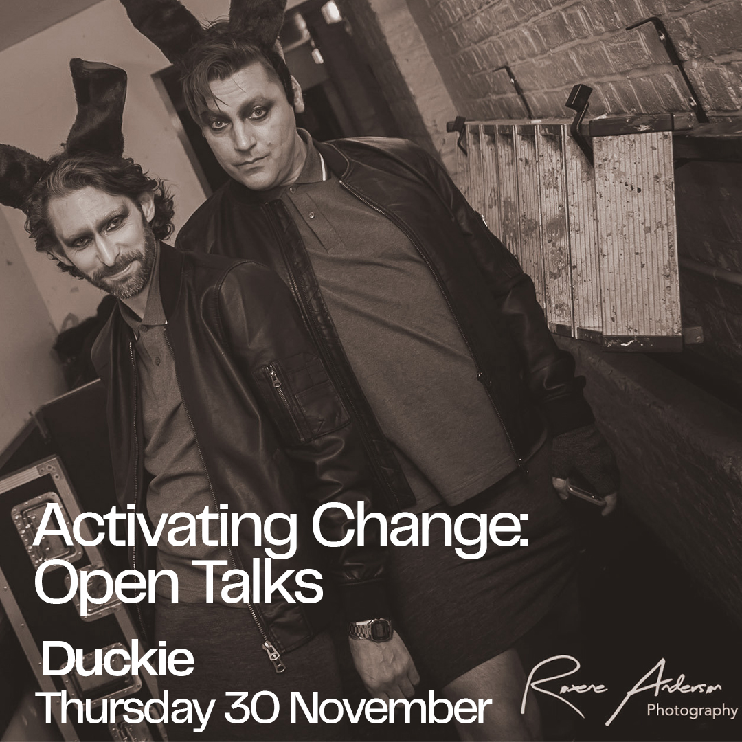 The veteran #LGBTQ club runners behind @duckielondon will be giving a talk on 30 November as part of the Activating Change: Open Talks series @Tramshed__. Join in on the conversation by booking your FREE tickets: bit.ly/3sS1gwb