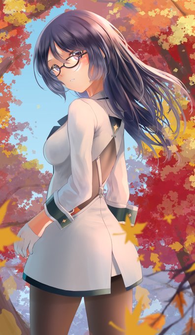 背景付き
ふみふみ美人っすね～ 
#アリスギアお絵かき #アリスギアアイギス #百科文嘉生誕祭 