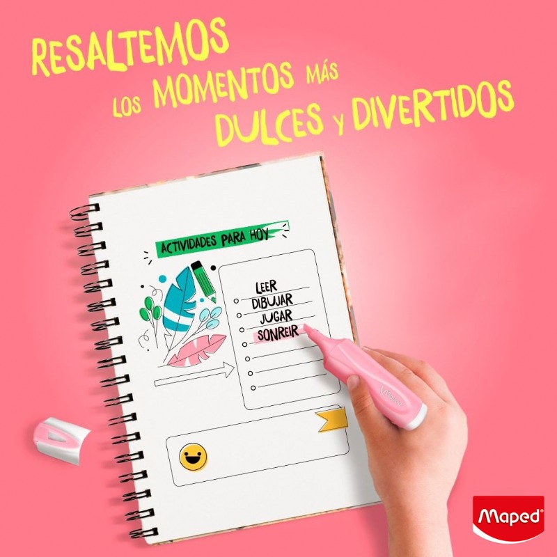 Máquina para dibujar Lumi Board Barbie Maped rosa