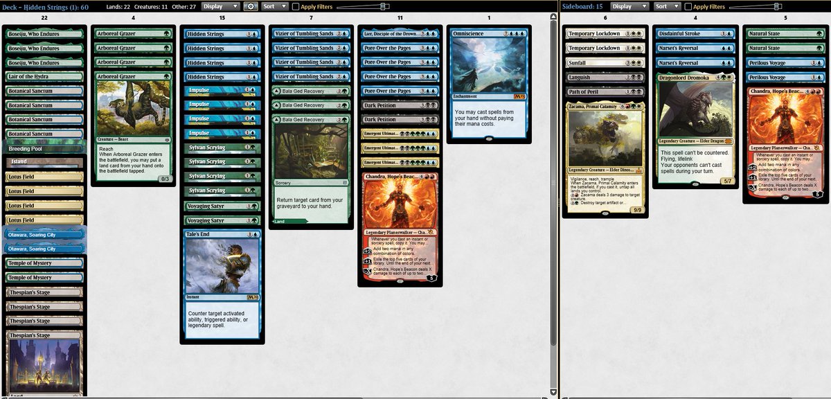 RaestMTG's tweet photo. 2nd in Pioneer Challenge /w Lotus, close to a stock list because registered last second, 5-2 but lost to ShowTime_ who went 7-0 then won vs him on RG agro QF, SF vs Boros Heroic managed to win and lost to best matchup UR phoenix, wp by opp, Lotus still fine. @fireshoes https://t.co/xeX8P23joi