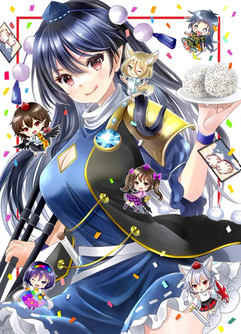 #11月27日は飯綱丸龍の日 過去絵ですが…飯綱丸さん詰め合わせセットです～(CGとアナログを2枚ずつ)