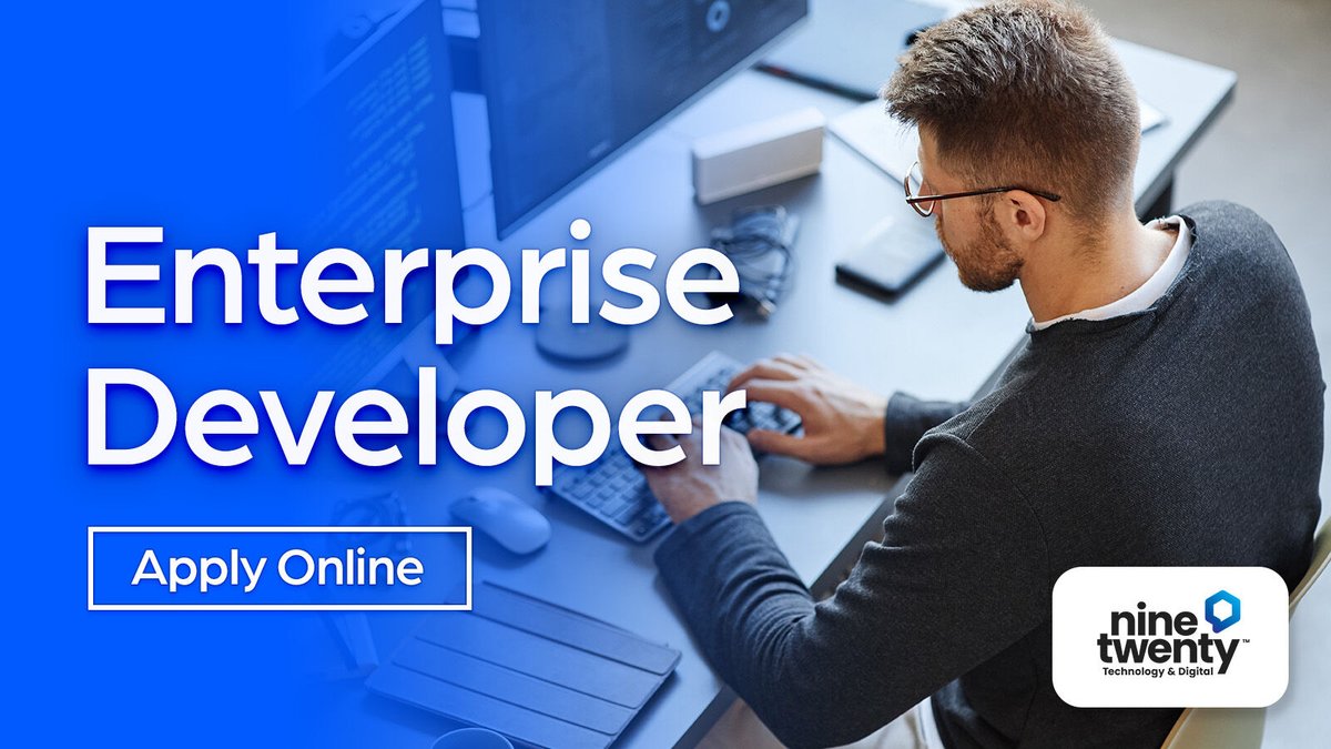 Nine Twenty Recruitment have an exciting opportunity for an Enterprise Developer to develop, support, deliver, and administer the required business applications in line with business needs.

Find more details on this position⬇️
ffi.sh/r4hX4

#NineTwenty