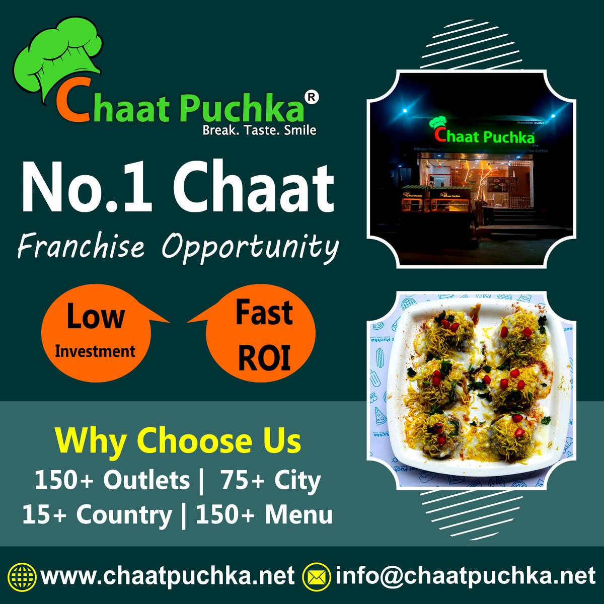 ChaatPuchka's tweet photo. Chaat Puchka is inviting you to join business opportunities and inspire people😊
.
#chaatpuchka #visitchaatpuchka #food #franchise #franchiseopportunities #busienss #fastfood #chaat #fastfoodfranchise #chaatfranchise #famousbrand #opportunities #foodie #foodlover #franchiser https://t.co/ZLXVe7V4FE