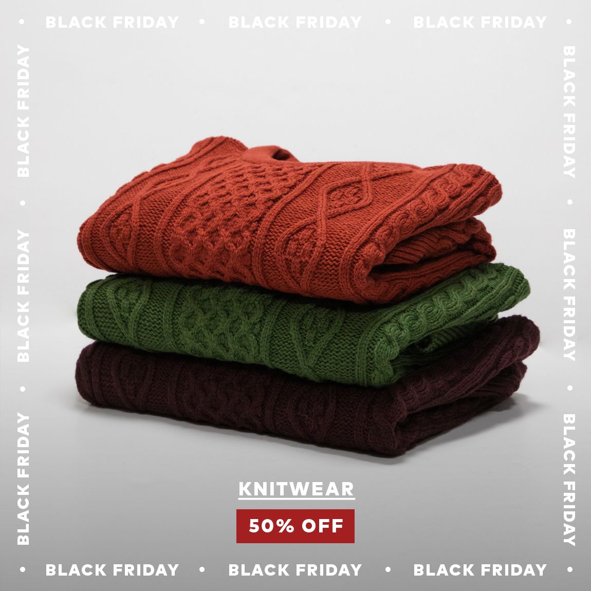🚨 Black Friday | 50% Off Knitwear
⁠
Sale ends Thursday 30th November 11pm

admiralsportinggoods.com