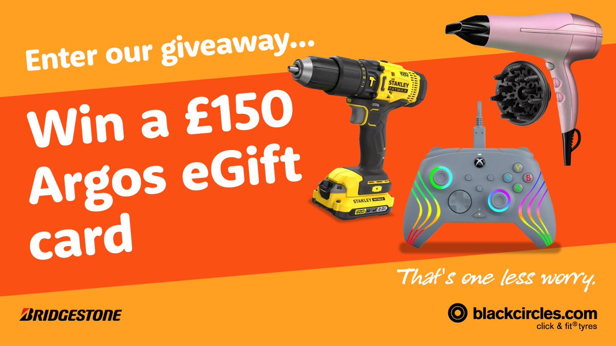 Thanks to Bridgestone, we're giving away a £150 Argos voucher for hassle-free shopping  🛍️🎄 

To enter: 
👉 Like &amp; share
🎁 Tell us below, what’s the best gift you’ve ever received? 

Comp ends: Dec 11th.
T&amp;C's in the bio.