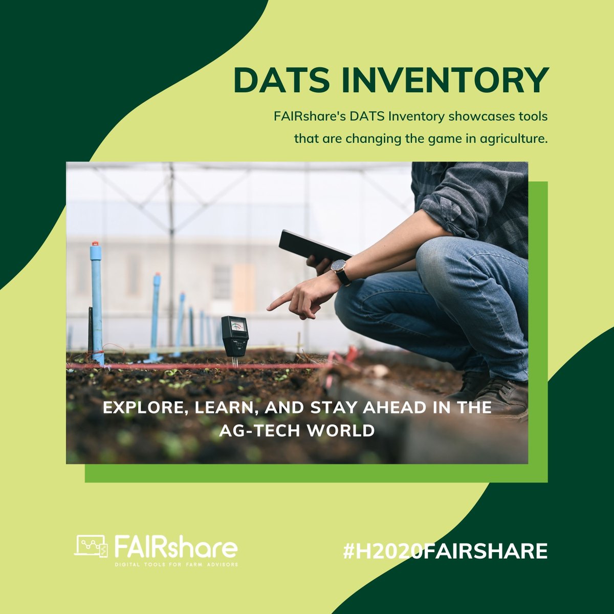 🌍 Join the digital farming revolution!  

FAIRshare's DATS Inventory showcases tools that are changing the game in agriculture.  

Inventory of DATS | Fairshare (buff.ly/3KURC0P) 

Explore, learn, and stay ahead in the ag-tech world. 🌿🔍